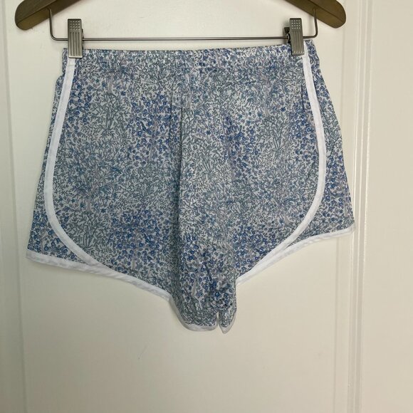 ANN MASHBURN Liberty Floral Poplin Track Shorts \\ S - Picture 6 of 7